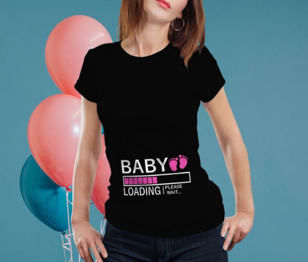 Tricou Personalizat Mamica - Baby Loading Fetita 3 [2]