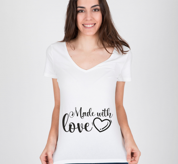 Tricou Personalizat Mamica - Made With Love [2]