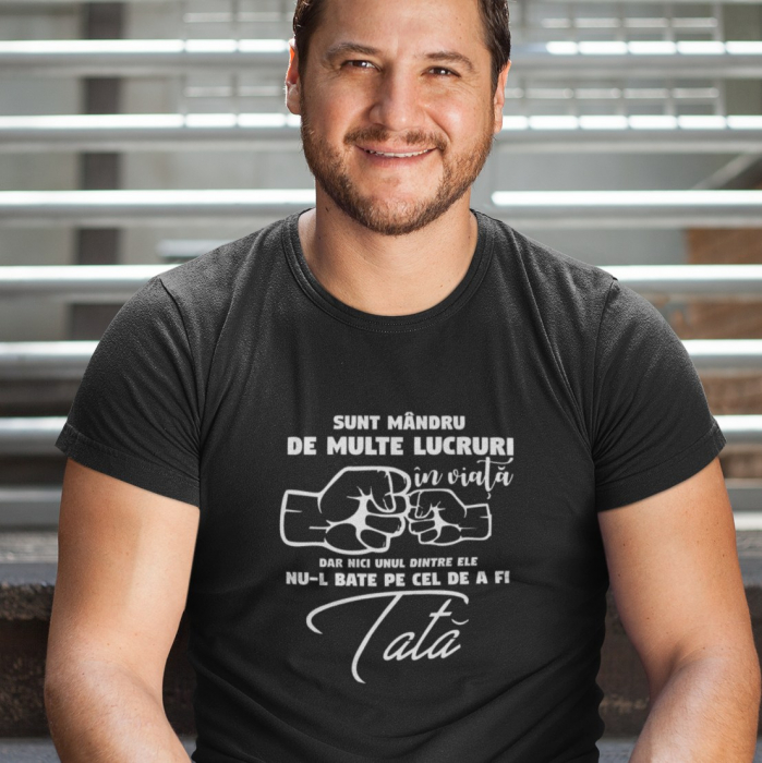 Tricou Personalizat - Mandru ca sunt tata [4]