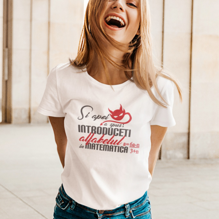 Tricou Personalizat Mate-Info: si apoi diavolul a spus [3]