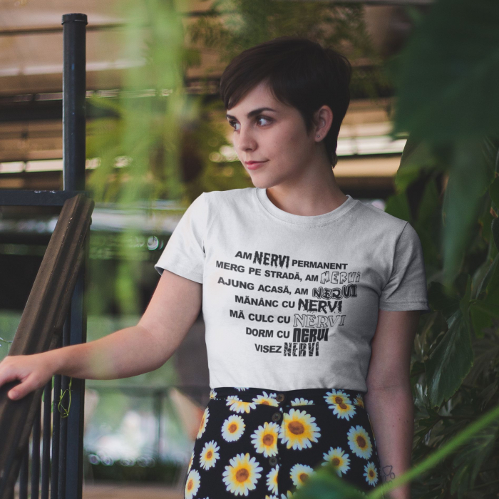 Tricou personalizat Meme - Am nervi permanent [2]