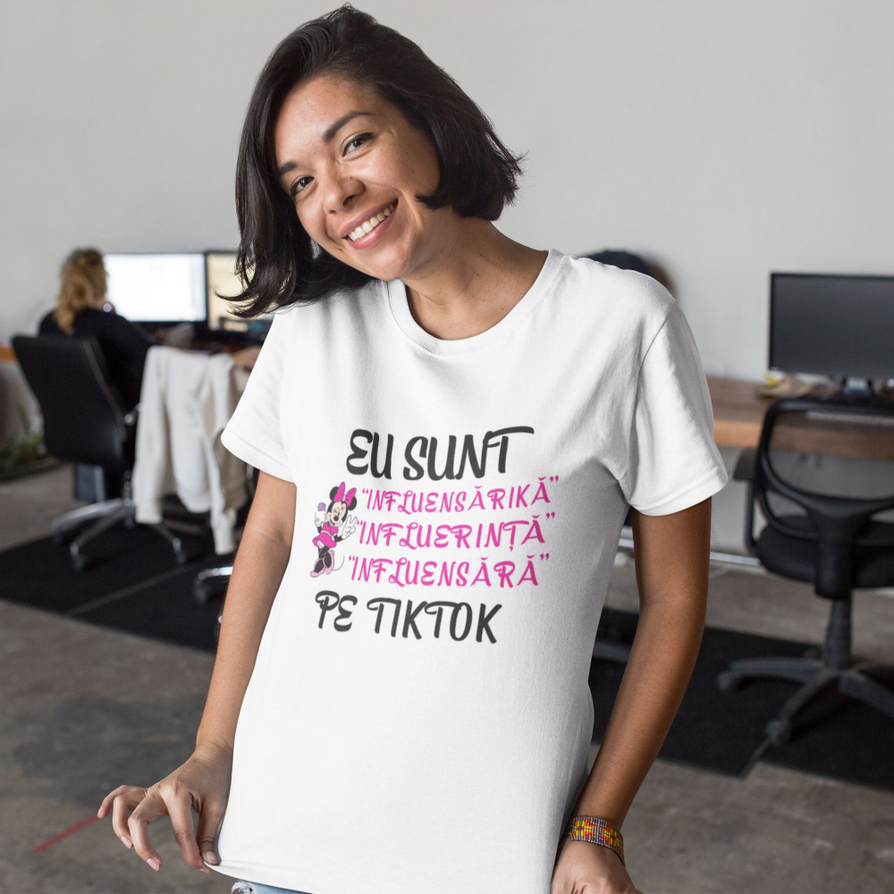 Tricou personalizat Meme - Sunt o mini "influensara" pe TikTok [2]
