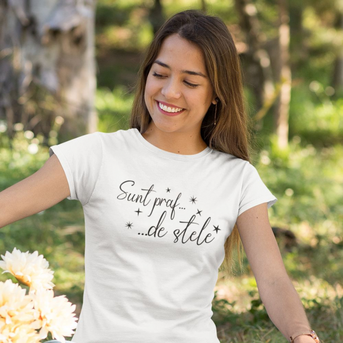 Tricou Personalizat Minimalist - Sunt Praf... De Stele [2]