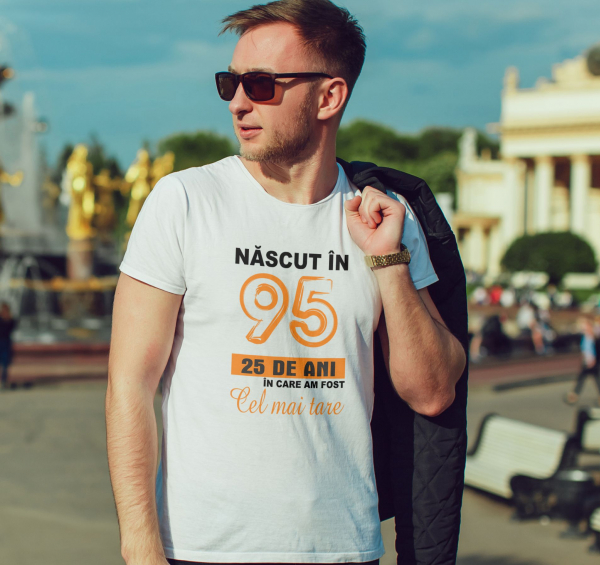 Tricou Personalizat - Nascut in 95 [2]