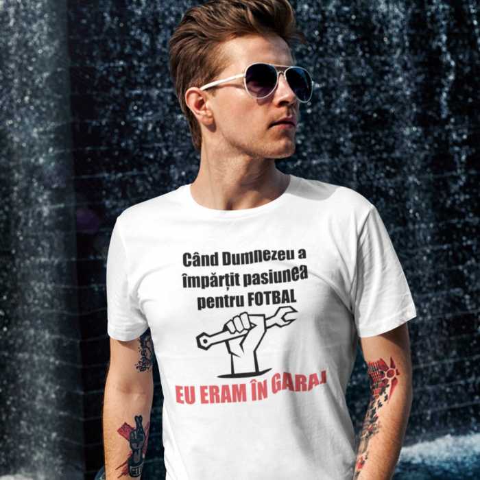 Tricou Personalizat pentru mecanici - Eu eram in garaj [2]
