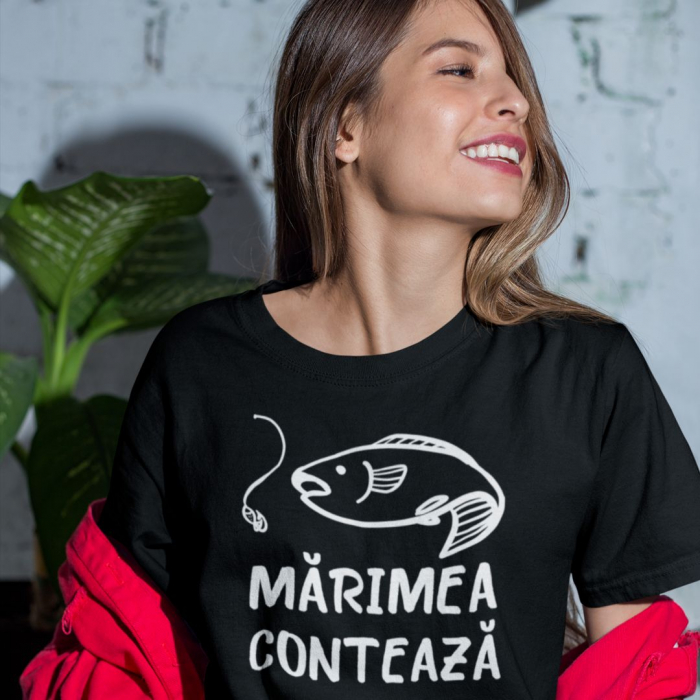 Tricou Personalizat Pescuit - Marimea Conteaza [2]