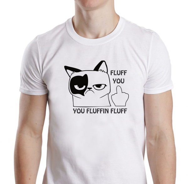 Tricou Personalizat Pisici - Fluff You [2]