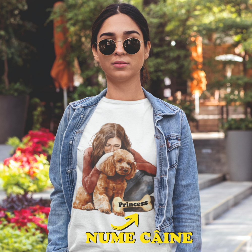 Tricou personalizat - Dog mom - Poodle [1]