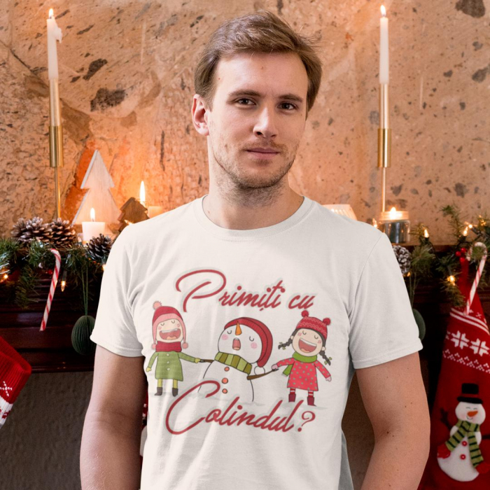 Tricou personalizat - Primiti cu colindul? [1]