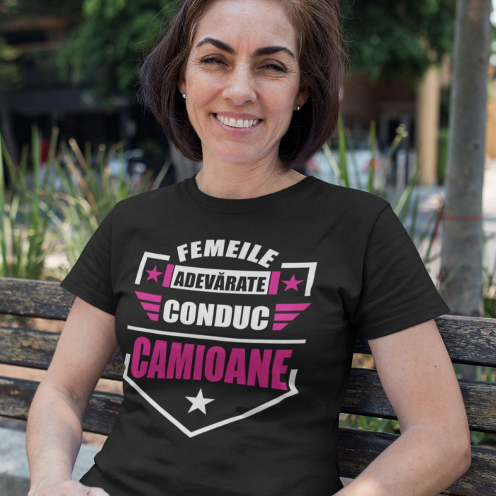 Tricou Personalizat Soferite - Femeile Adevarate Conduc Camioane [2]