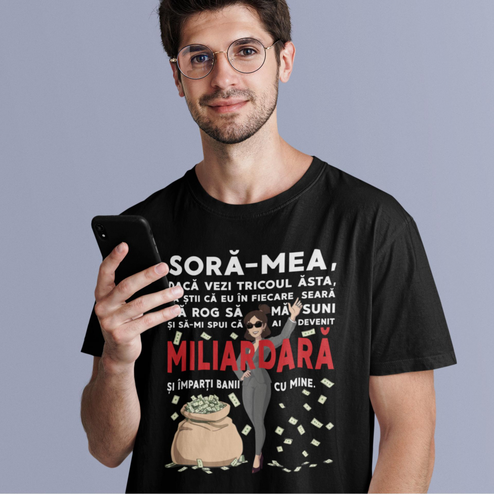 Tricou personalizat - Sora-mea daca vezi tricoul asta... [2]