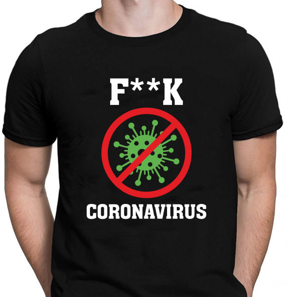 Tricou Personalizat #stamacasa - F**k Coronavirus [3]