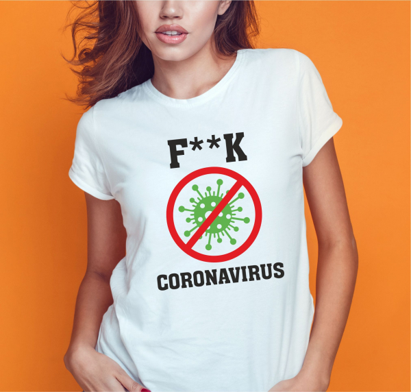 Tricou Personalizat #stamacasa - F**k Coronavirus [2]