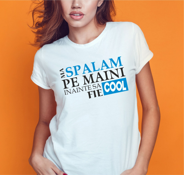 Tricou Personalizat #stamacasa - Ma Spalam Pe Maini Inainte Sa Fie Cool [2]