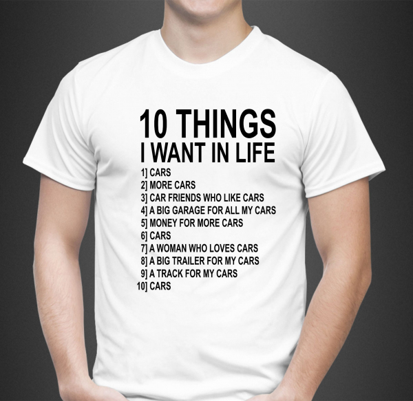 Tricou Personalizat - Ten things I want [2]