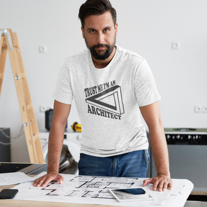 Tricou Personalizat - Trust Me, I'm An Architect [1]
