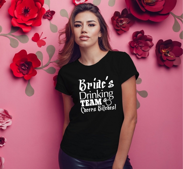 Tricou Petrecerea Burlacitelor - Bride's Drinking Team [2]