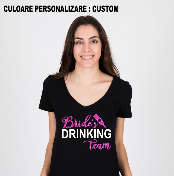 Tricou Petrecerea Burlacitelor - Bride's Drinking Team [1]