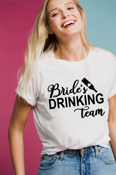 Tricou Petrecerea Burlacitelor - Bride's Drinking Team [2]