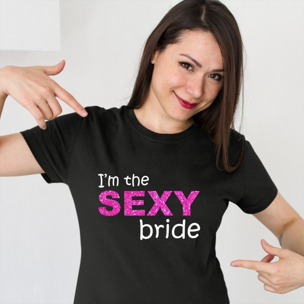 Tricou Petrecerea Burlacitelor - I'm the sexy bride [1]