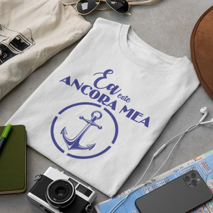 Set 2 Tricouri Cuplu Personalizate - Ancora si reperul   [3]