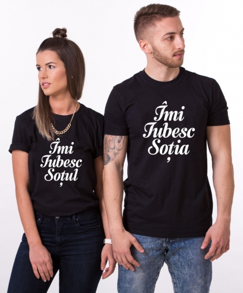 Tricouri Cuplu Personalizate - Imi iubesc Sotul / Sotia [1]