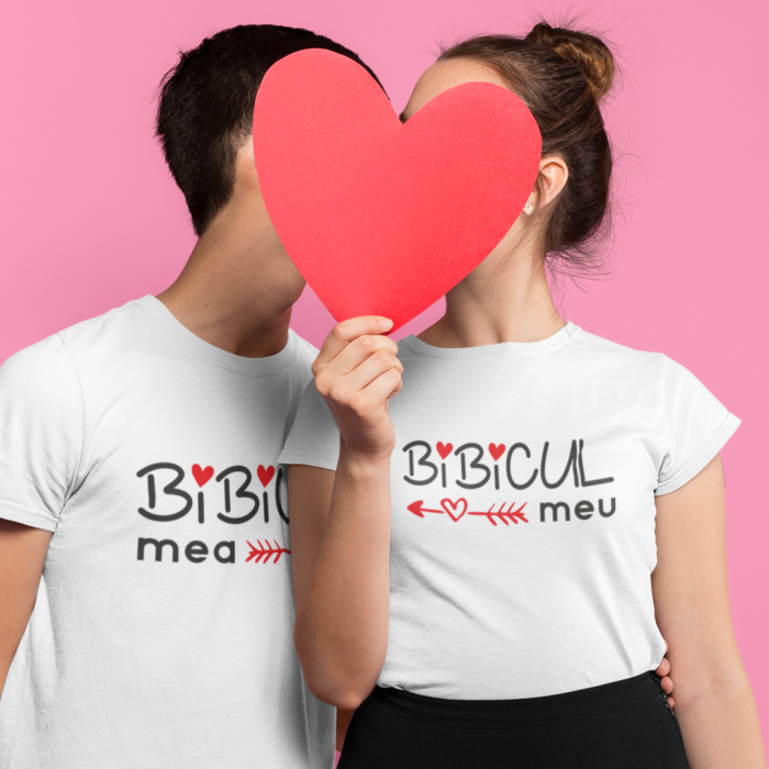 Set 2 Tricouri Personalizate - Bibicul meu  Bibica mea [2]