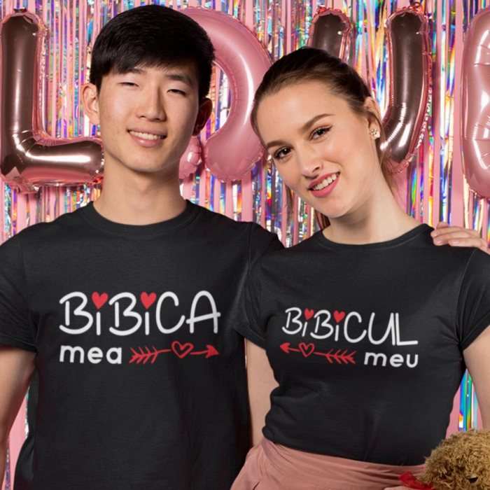Set 2 Tricouri Personalizate - Bibicul meu  Bibica mea [1]