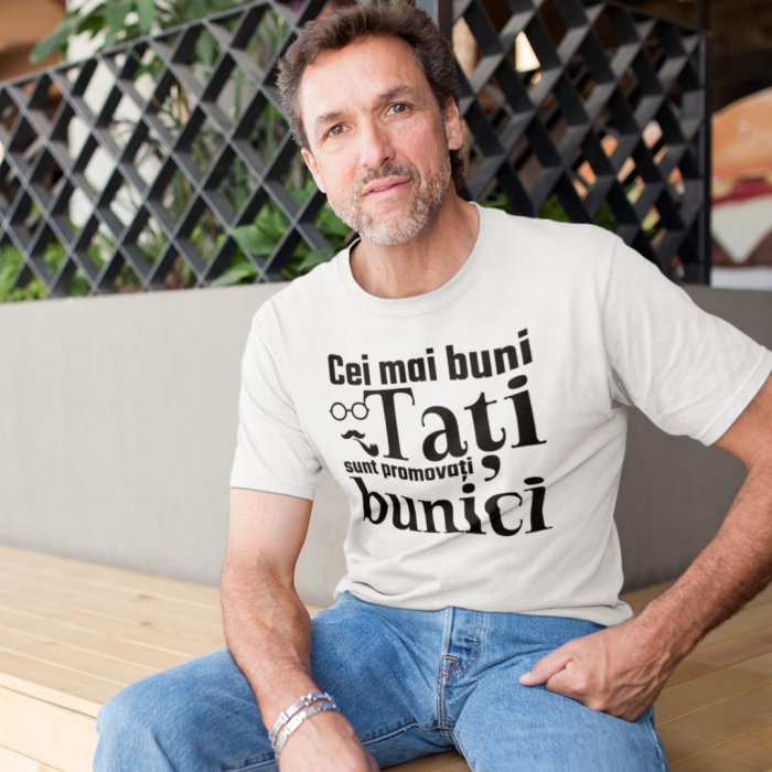 Tricouri Personalizate - Cei Mai Buni Tati Sunt Promovati Bunici [2]