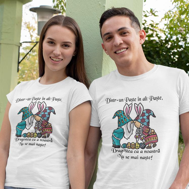 Set 2 Tricouri Personalizate - Dragoste ca a noastra nu se mai naste   [2]