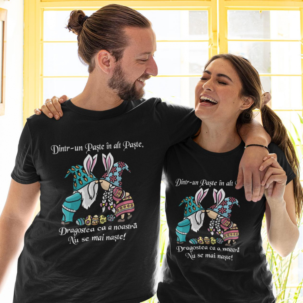 Set 2 Tricouri Personalizate - Dragoste ca a noastra nu se mai naste   [1]