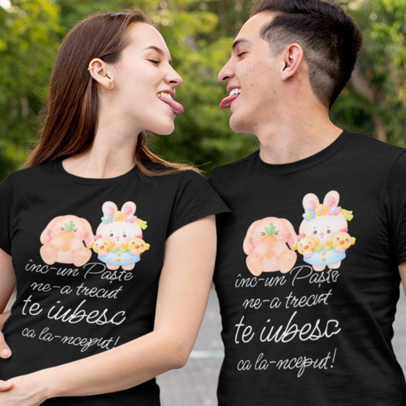 Set 2 Tricouri Personalizate - Inc-un paste ne-a trecut te iubesc ca la-nceput   [2]