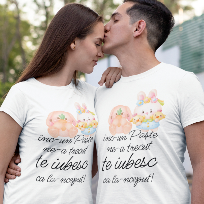 Set 2 Tricouri Personalizate - Inc-un paste ne-a trecut te iubesc ca la-nceput   [1]