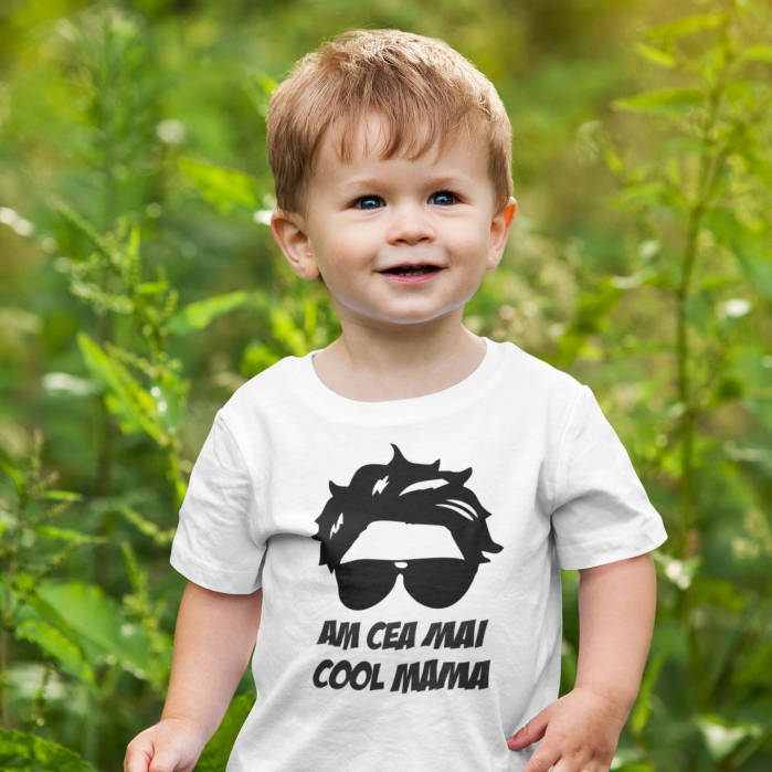 Set 2 Tricouri Personalizate - Mama Cool si Fiu Cool   [2]