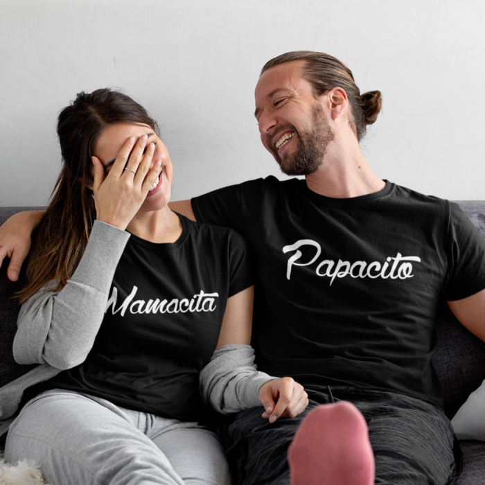 Set 2 Tricouri Personalizate - Mamacita/Papacito   [2]