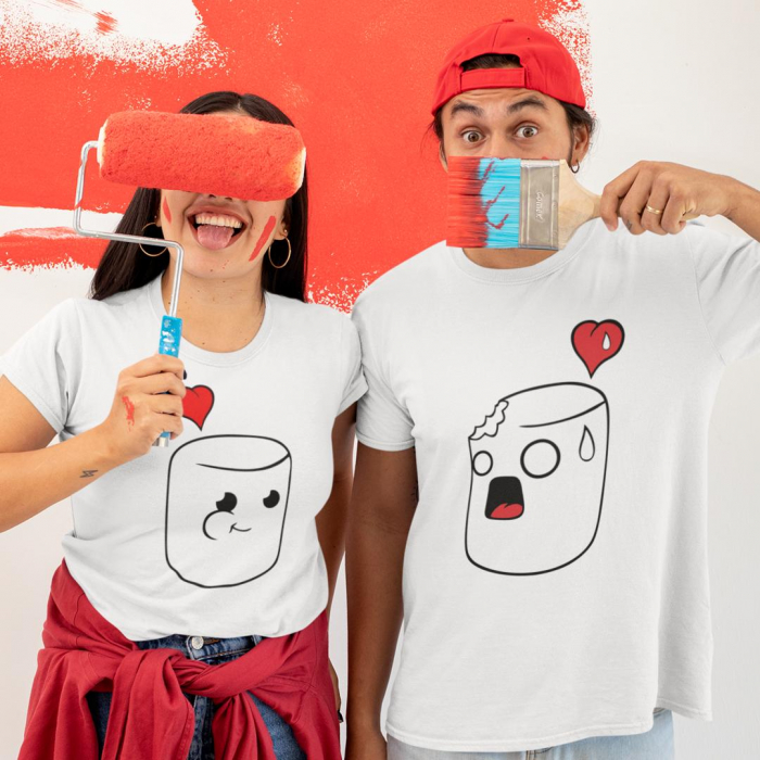 Set 2 Tricouri Personalizate - Marshmallows   [2]