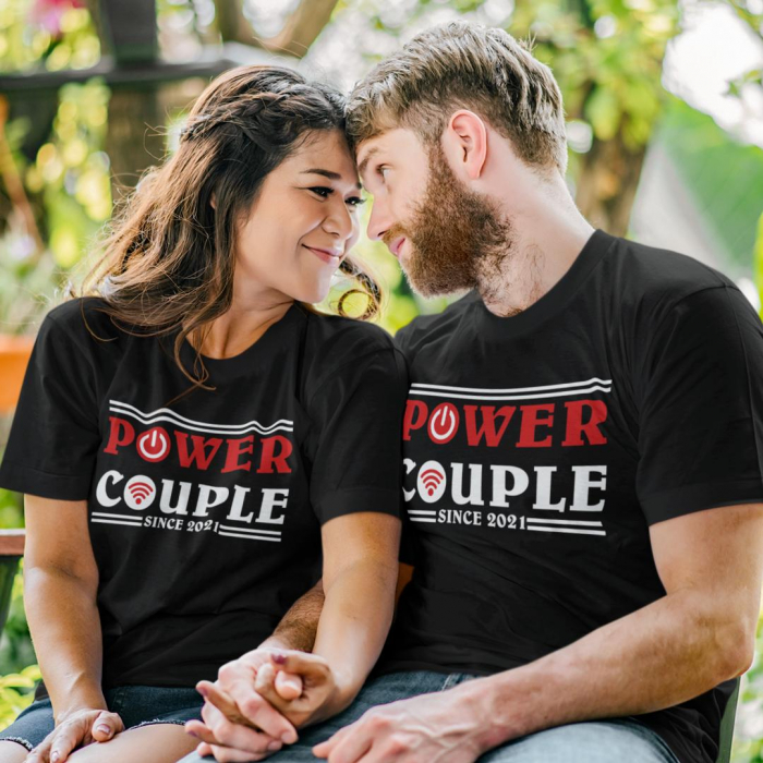 Set 2 Tricouri Personalizate - Power Couple + an   [2]