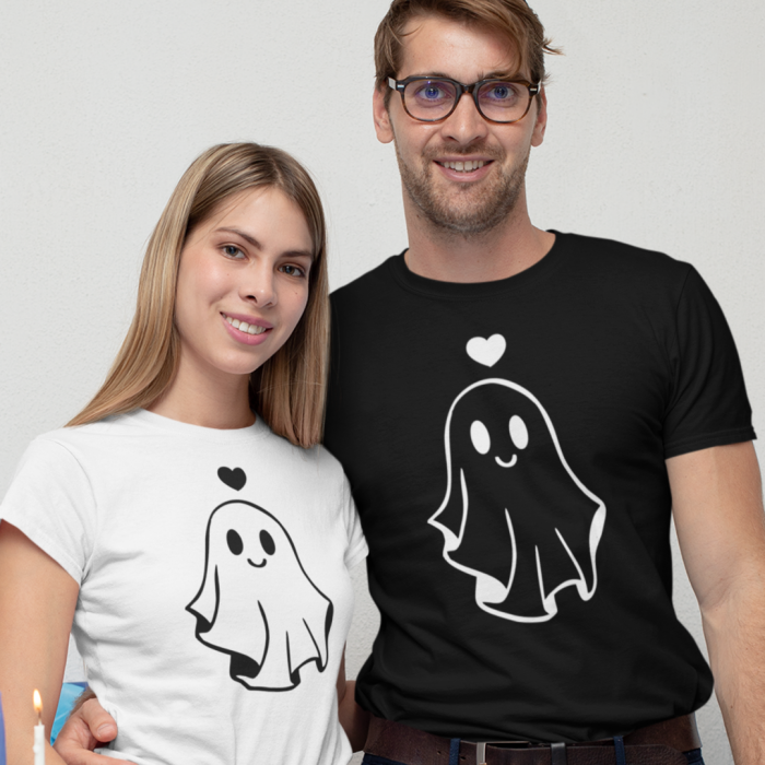 Set 2 Tricouri Personalizate Cuplu - Fantome   [1]
