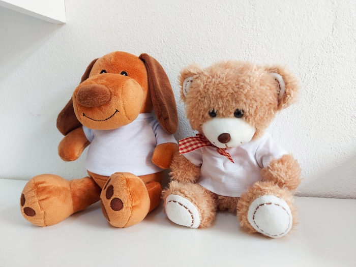 Ursulet De Plus Personalizat Cu Poza - Catelus 23 cm [2]