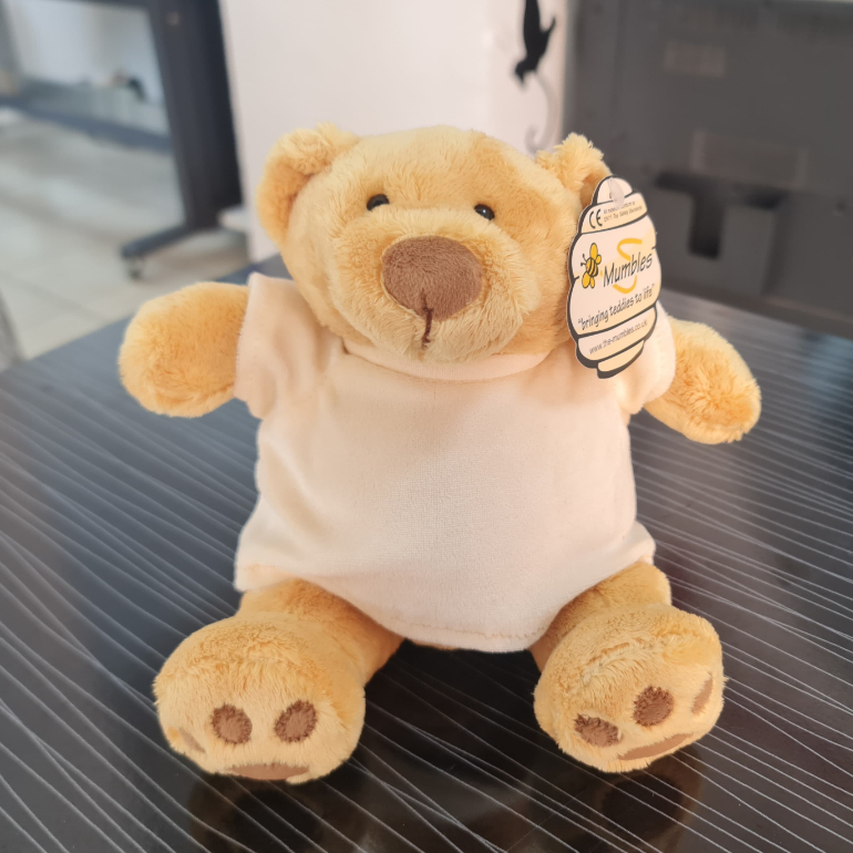 Ursulet De Plus Personalizat Cu Poza - Urs Auriu 28 cm [1]