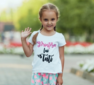Body Si Tricouri Copii - Tricou / Body Personalizat - Printesa Lui Tati