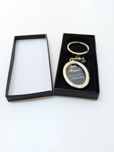 Breloc Metalic Personalizat Cu Poza - Oval [3]