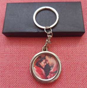 Breloc Metalic Personalizat Cu Poza - Rotund [1]