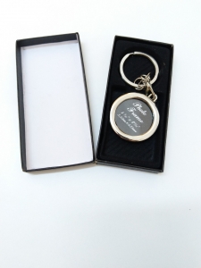 Breloc Metalic Personalizat Cu Poza - Rotund [2]