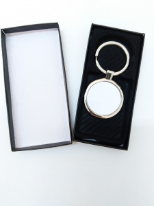 Breloc Personalizat - Breloc Metalic Rotund Personalizat cu Poza