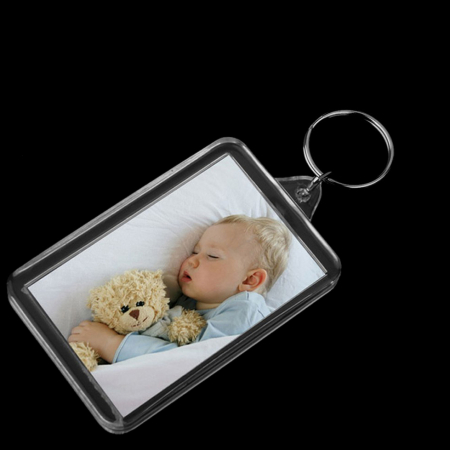 Breloc Personalizat - Breloc Personalizat Insertie Foto Plastic 7 x 5 cm
