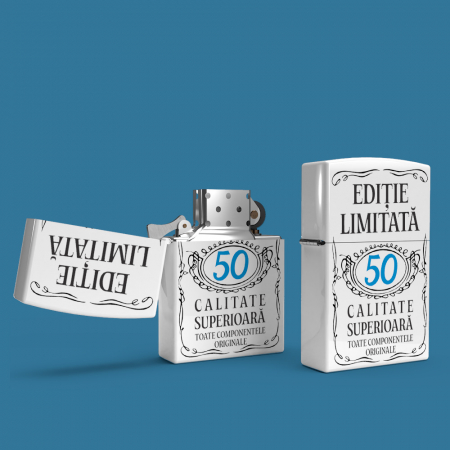 Brichete Personalizate - Bricheta Personalizata - 50 de ani editie limitata
