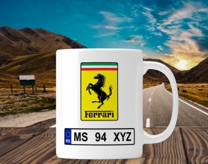 Cani personalizate - Cana personalizata Auto - Ferrari