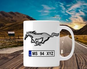 Cani personalizate - Cana personalizata Auto - Mustang