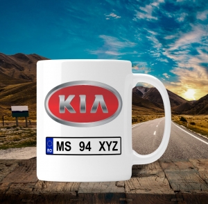Cani personalizate - Cana personalizata Auto - KIA